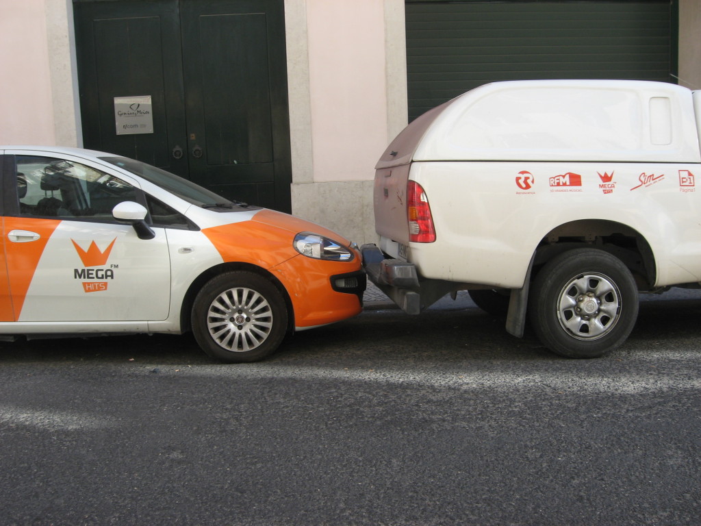 Renascenca cars parked with Portuguese style